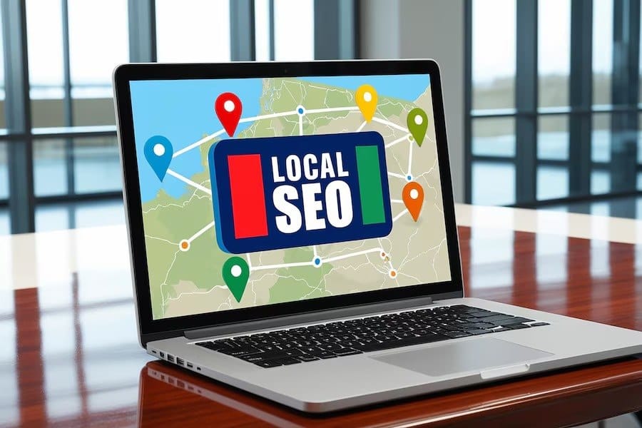 Local SEO example shown in image