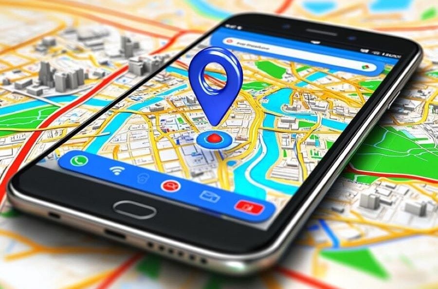 google map stacking shown in image