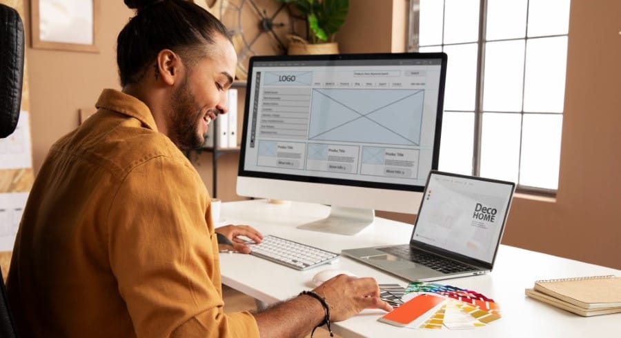 Web Design Consultant Services Concept