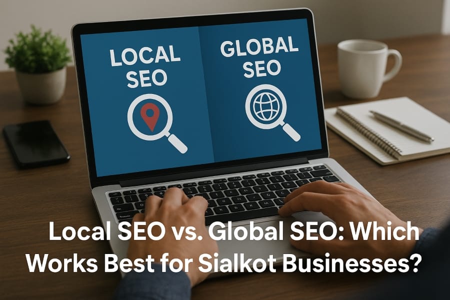Local SEO vs. Global SEO: Which Works Best for Sialkot Businesses?