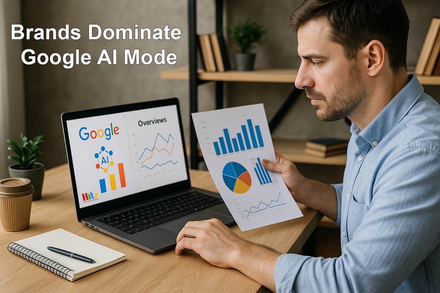 Brands Dominate Google AI Mode, Struggle in AI Overviews: A Deep-Dive Study and Strategic Blueprint