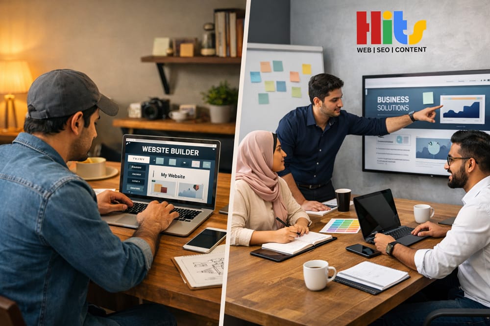 DIY Builders vs. Affordable Agencies: Best Option for SMBs in Pakistan