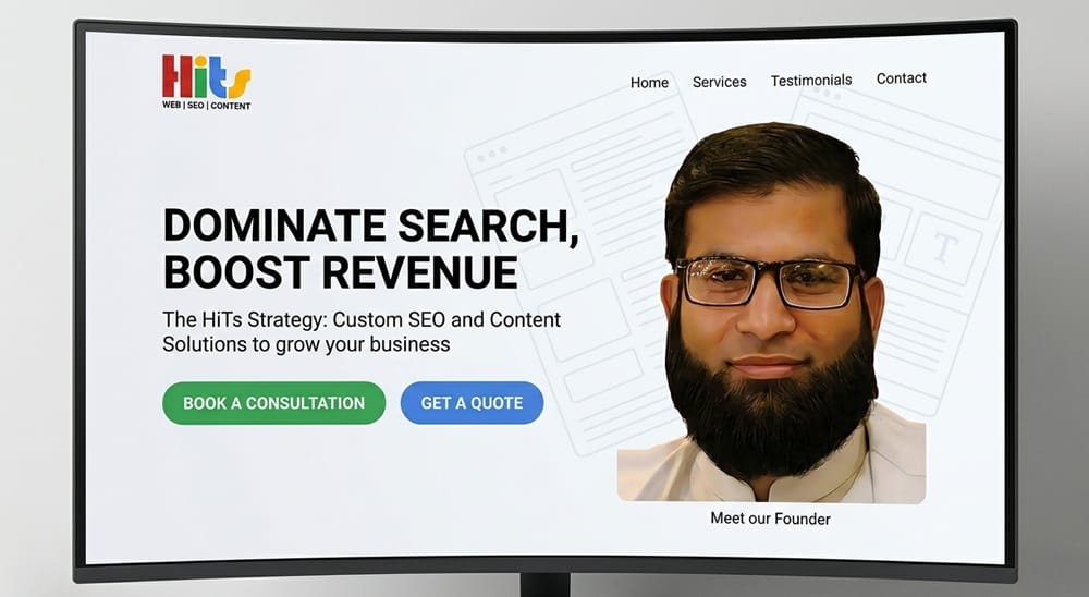 A converting website homepage uses CTAs strategically