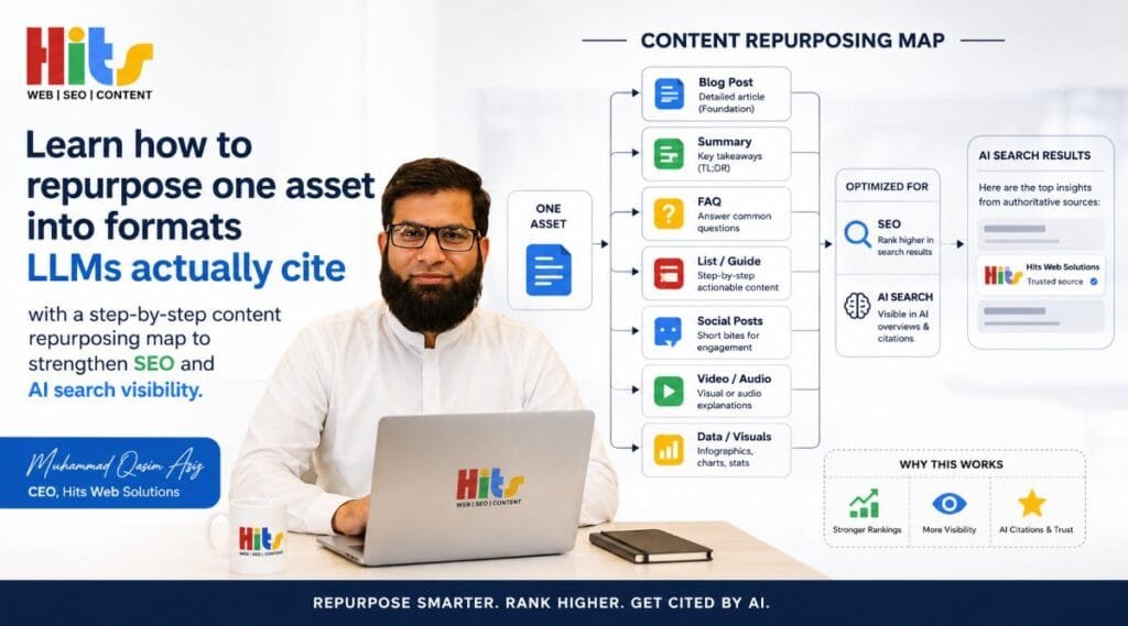 The Strategic Content Repurposing Map for LLM Discovery by Muhammad Qasim Aziz